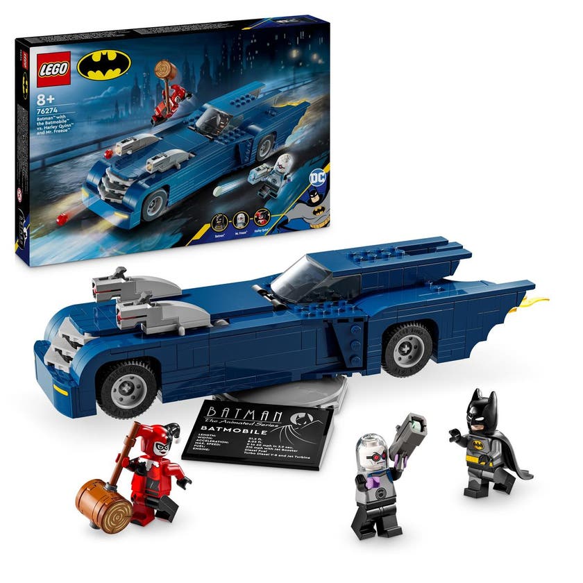 LEGO DC Batman 76274, Batman med Batmobile mot Harley Quinn og Mr. Freeze