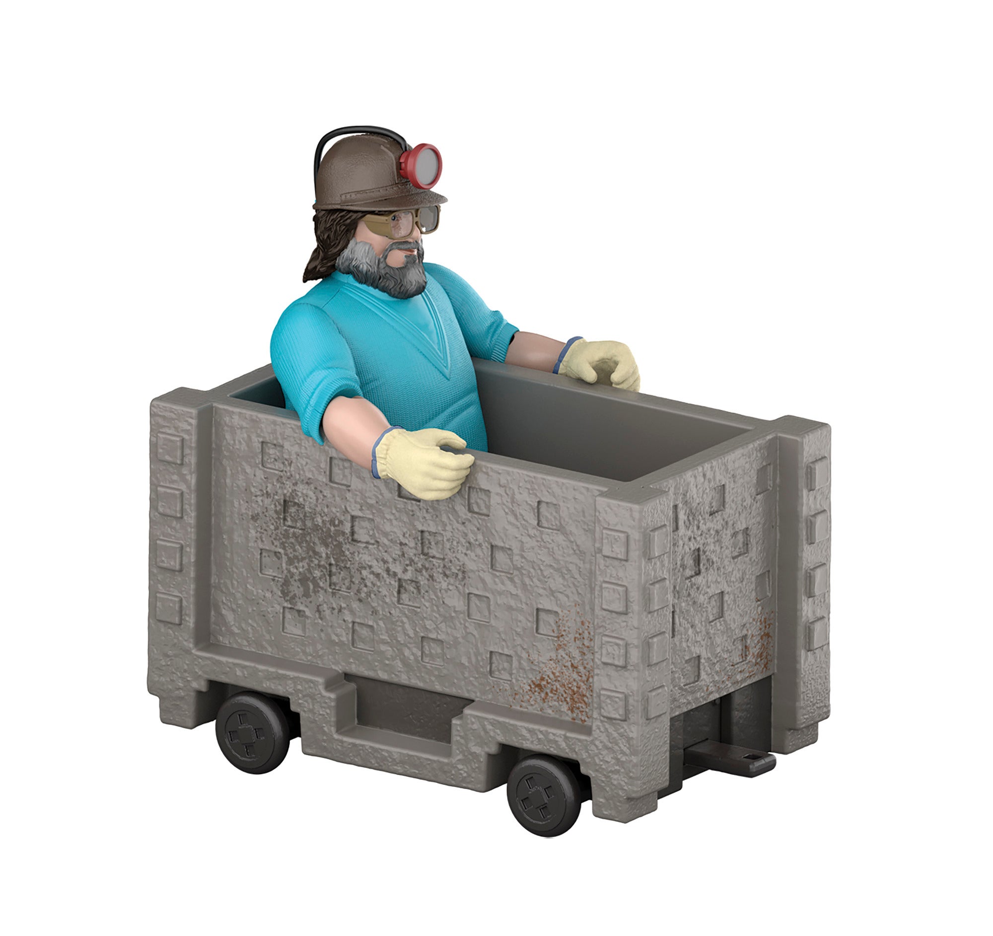 Minecraft Movie Steve & Minecart