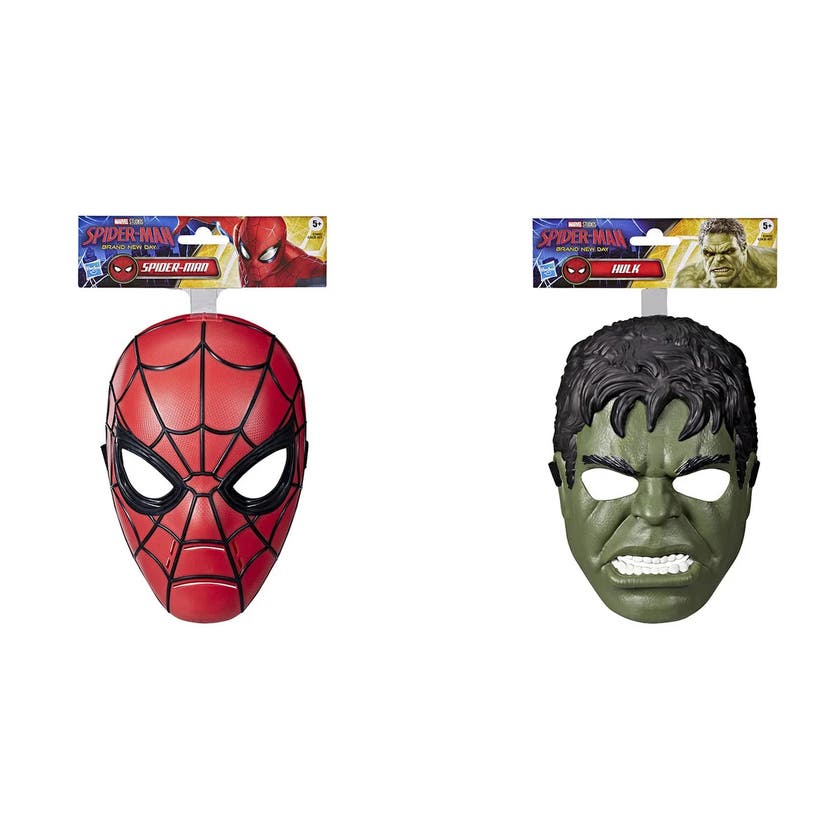 Marvel masker - Spider-Man og Hulken