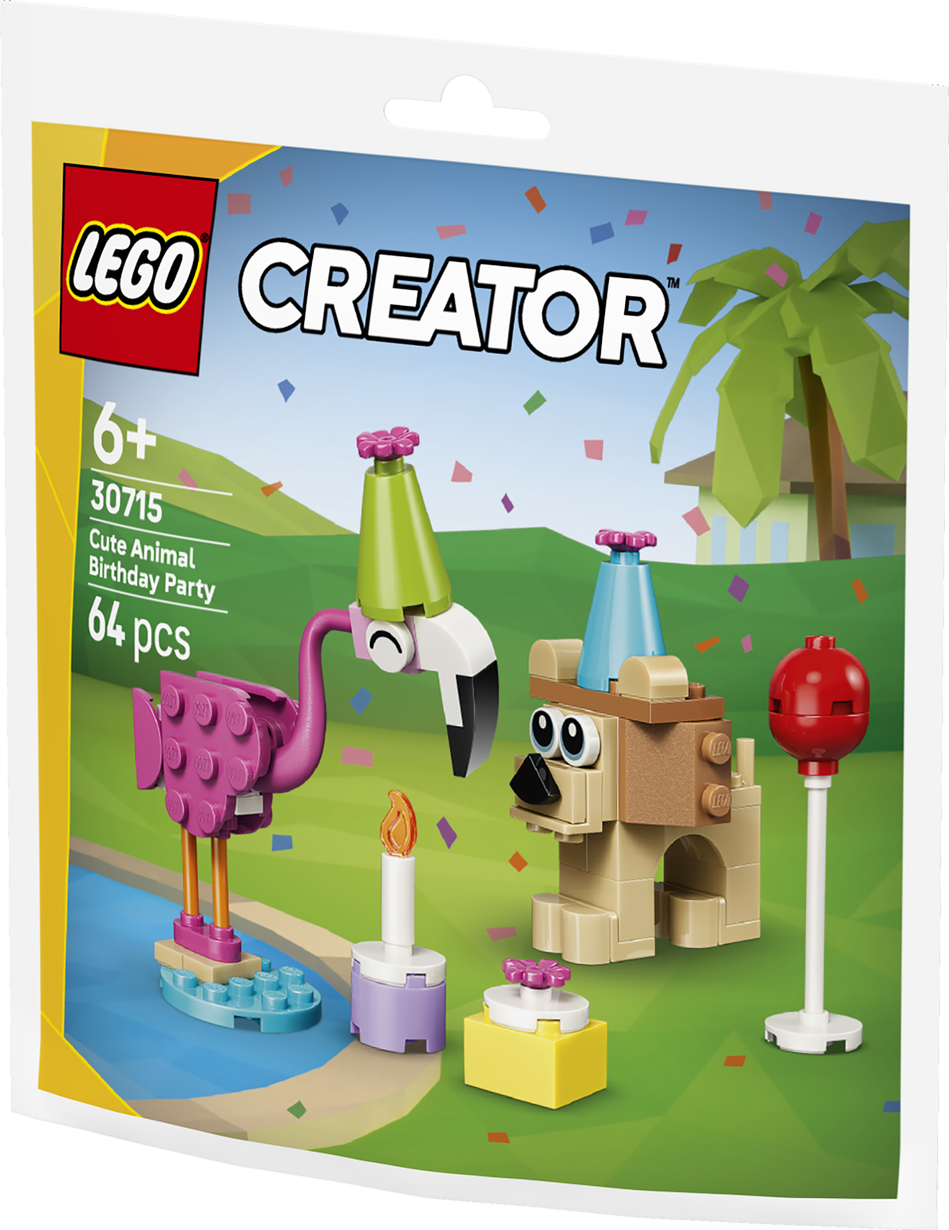 LEGO Bursdagsfest med søte dyr 30715