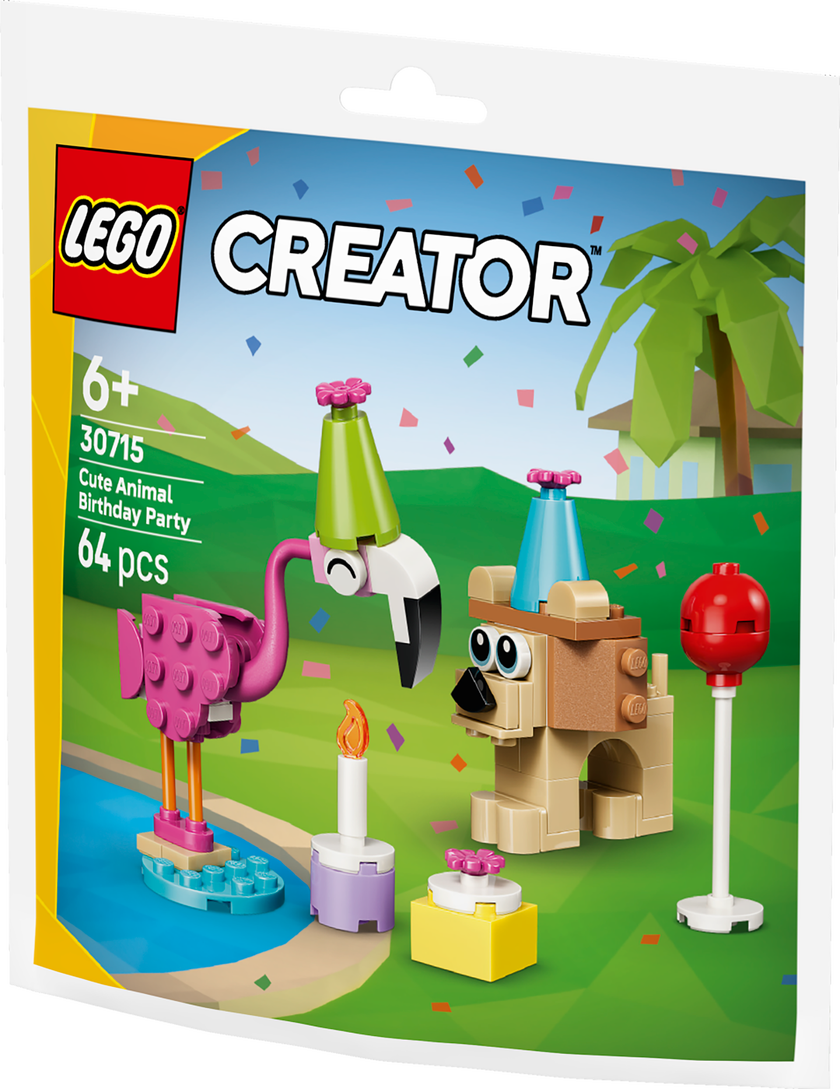 LEGO Bursdagsfest med søte dyr 30715