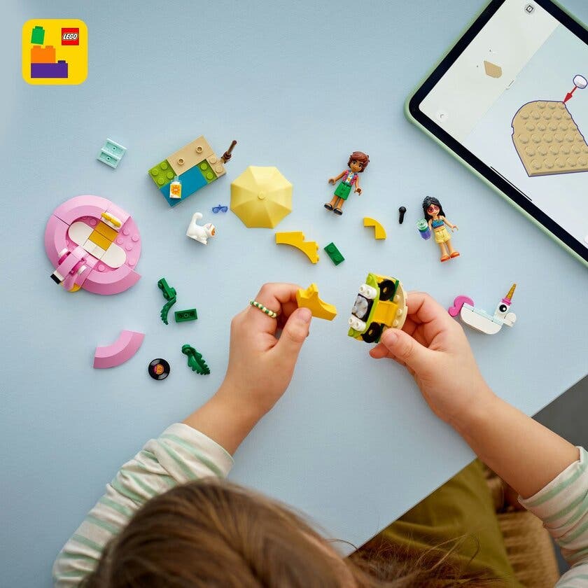 LEGO Friends 42658, Bassengparty med enhjørning og flamingo