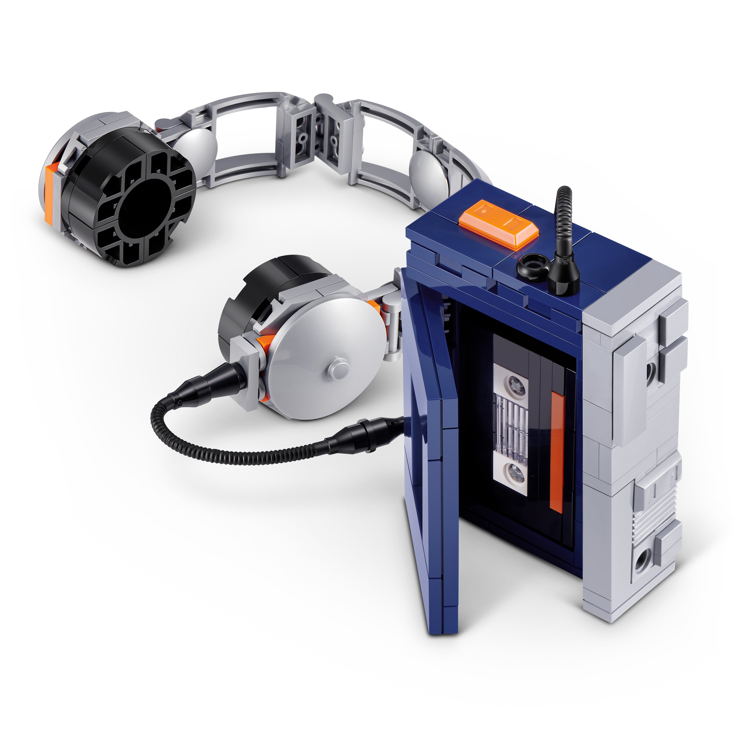 MAX Build More Premium Retro Kassettspiller – byggeklosser fra ZURU