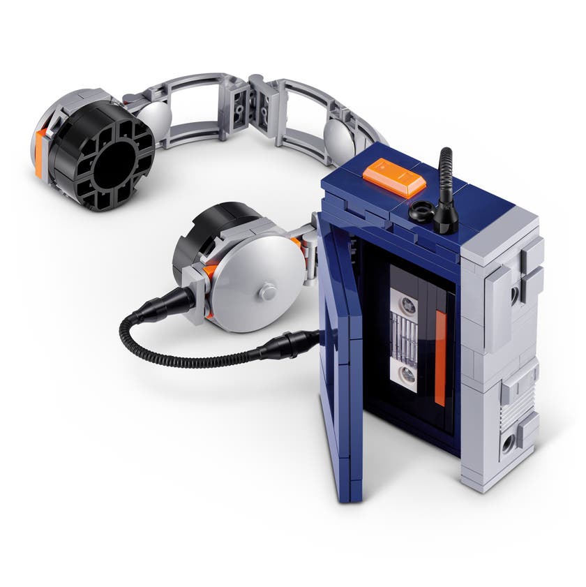 MAX Build More Premium Retro Kassettspiller – byggeklosser fra ZURU