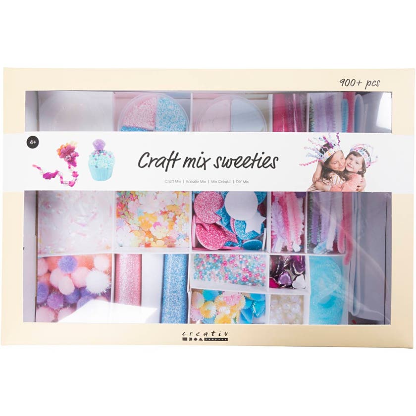 Kreativ eske, pastellfarger, Sweeties, 1-pakning