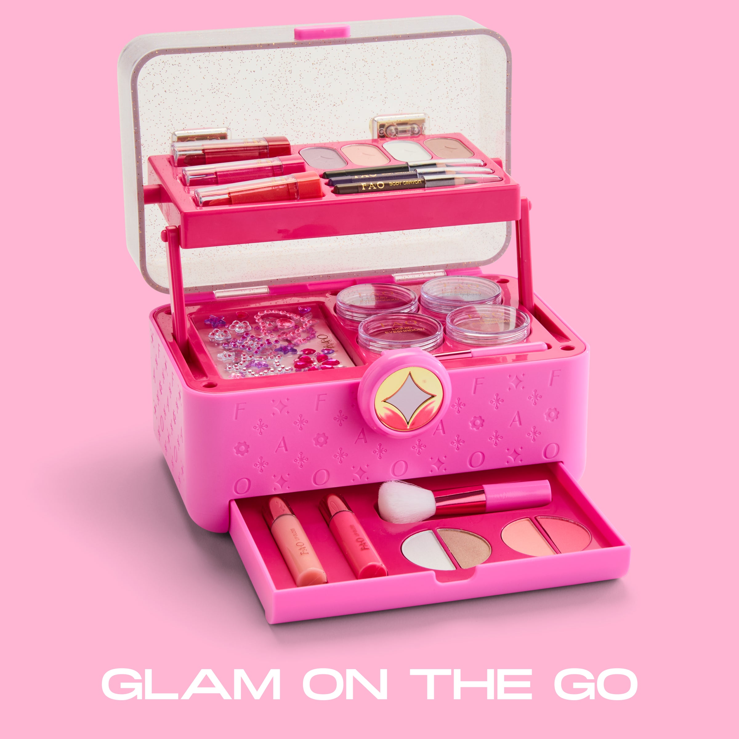 FAO SCHWARZ Makeup Caddy 27-delts sminkesett