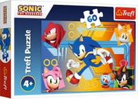 Trefl Sonic The Hedgehog puslespill 60 biter