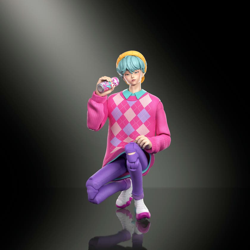 K-pop Demon Hunters Baby Actionfigur med utskiftbare deler