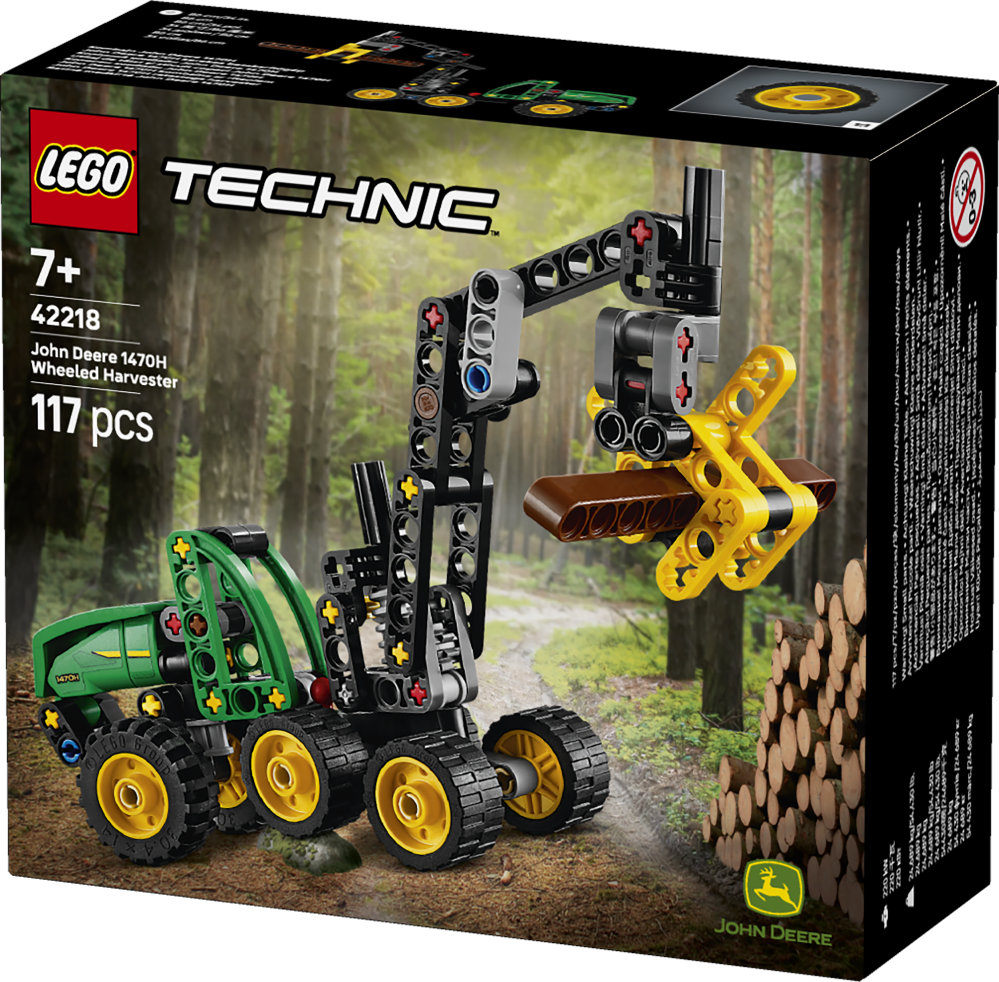 LEGO® Technic John Deere 1470H hjuldrevet hogstmaskin 42218