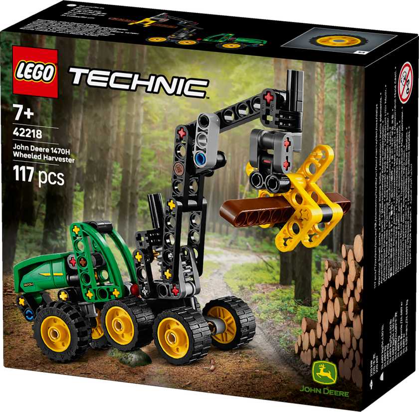 LEGO® Technic John Deere 1470H hjuldrevet hogstmaskin 42218