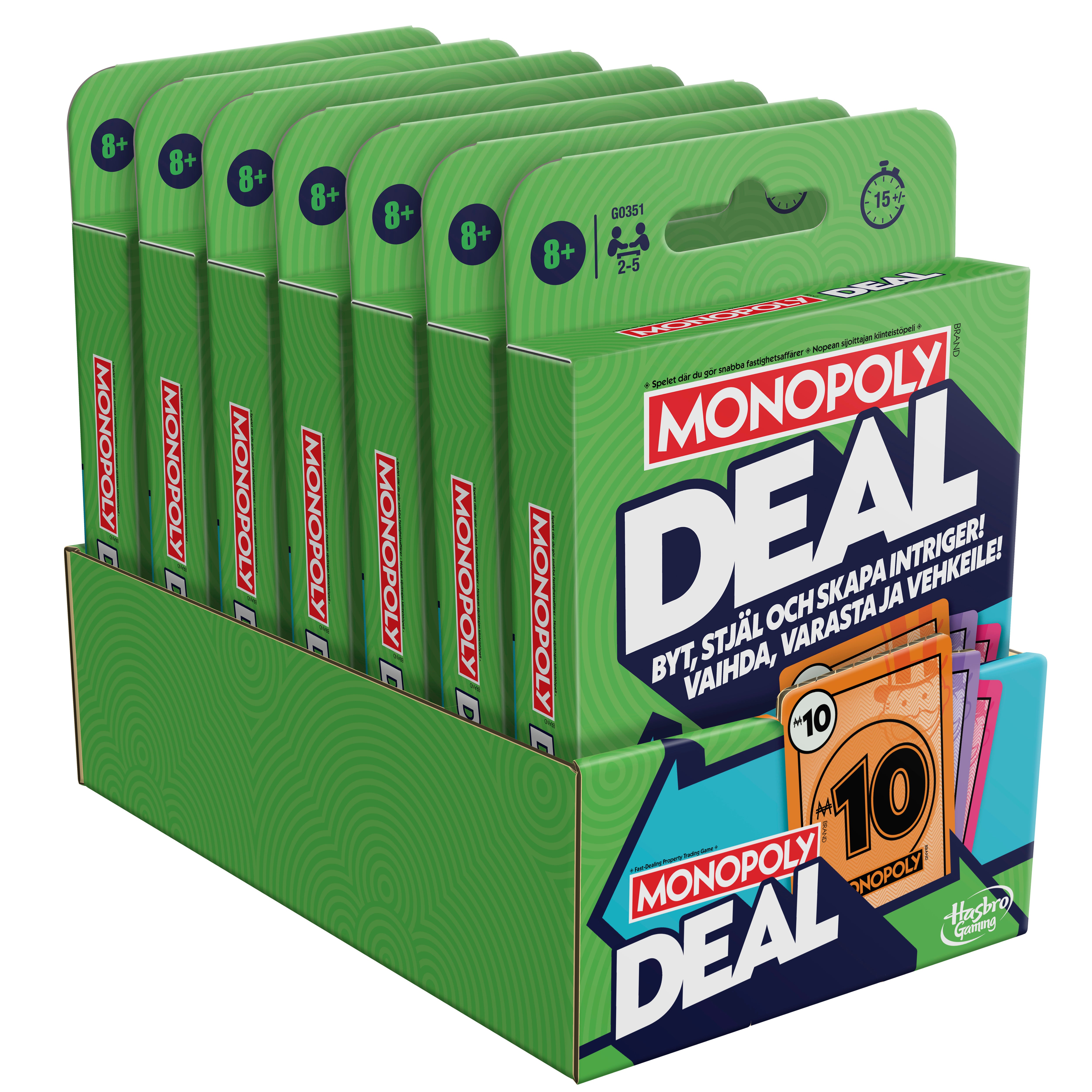 Hasbro Monopoly Deal Kortspill