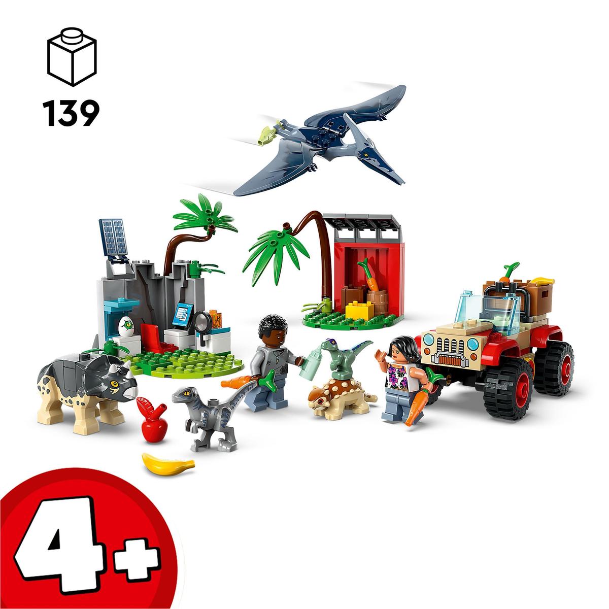 LEGO Jurassic World 76963, Redningssenter for dinosaurunger