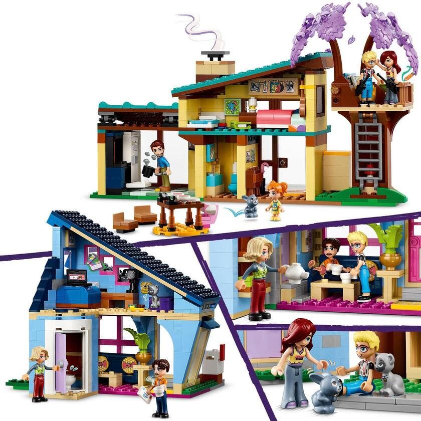 LEGO Friends 42620, Ollys og Paisleys familiehus