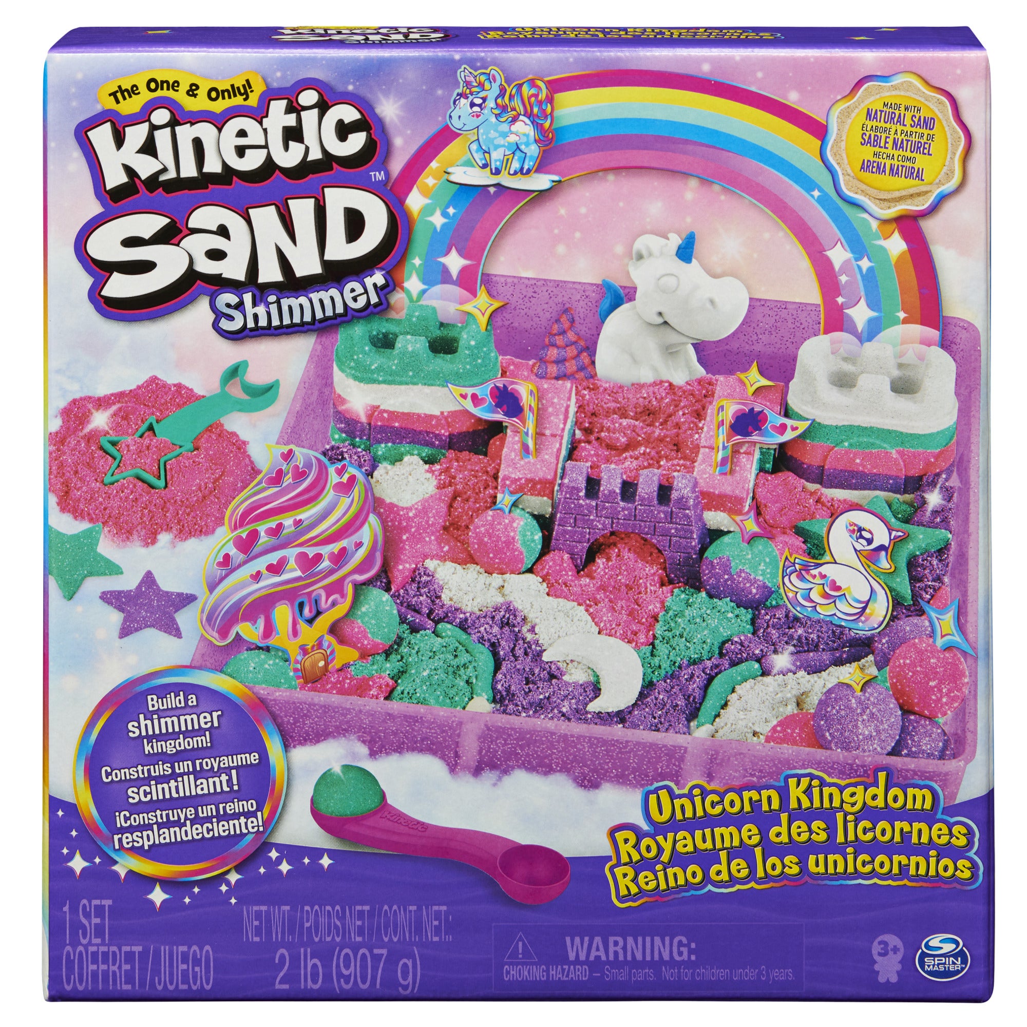 Kinetic Sand Regnbue Enhjørningsett