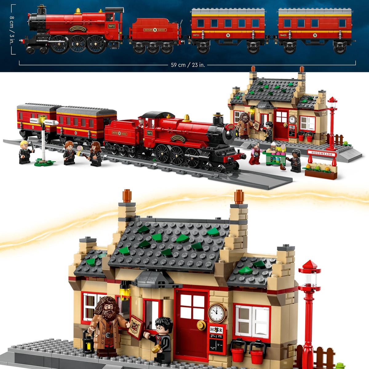 LEGO Harry Potter 76423, Hogwartsekspressen og Hogsmeade™ stasjon