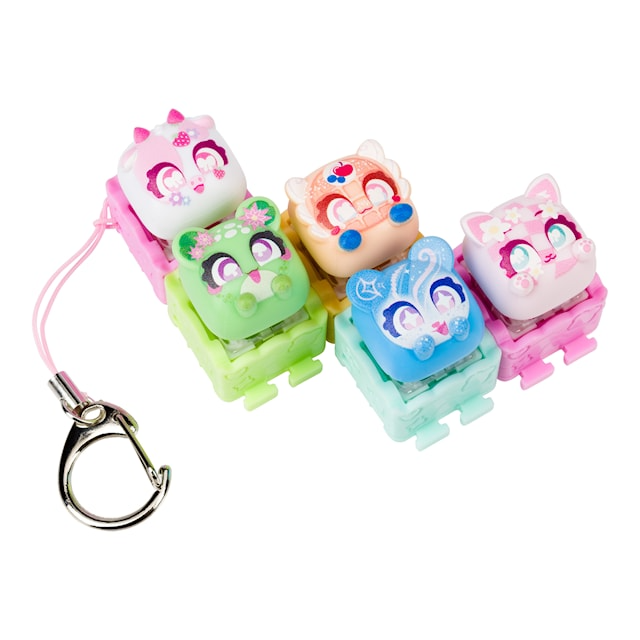 Clickeez Klikkbar Fidget-Nøkkelring 5 Figurer
