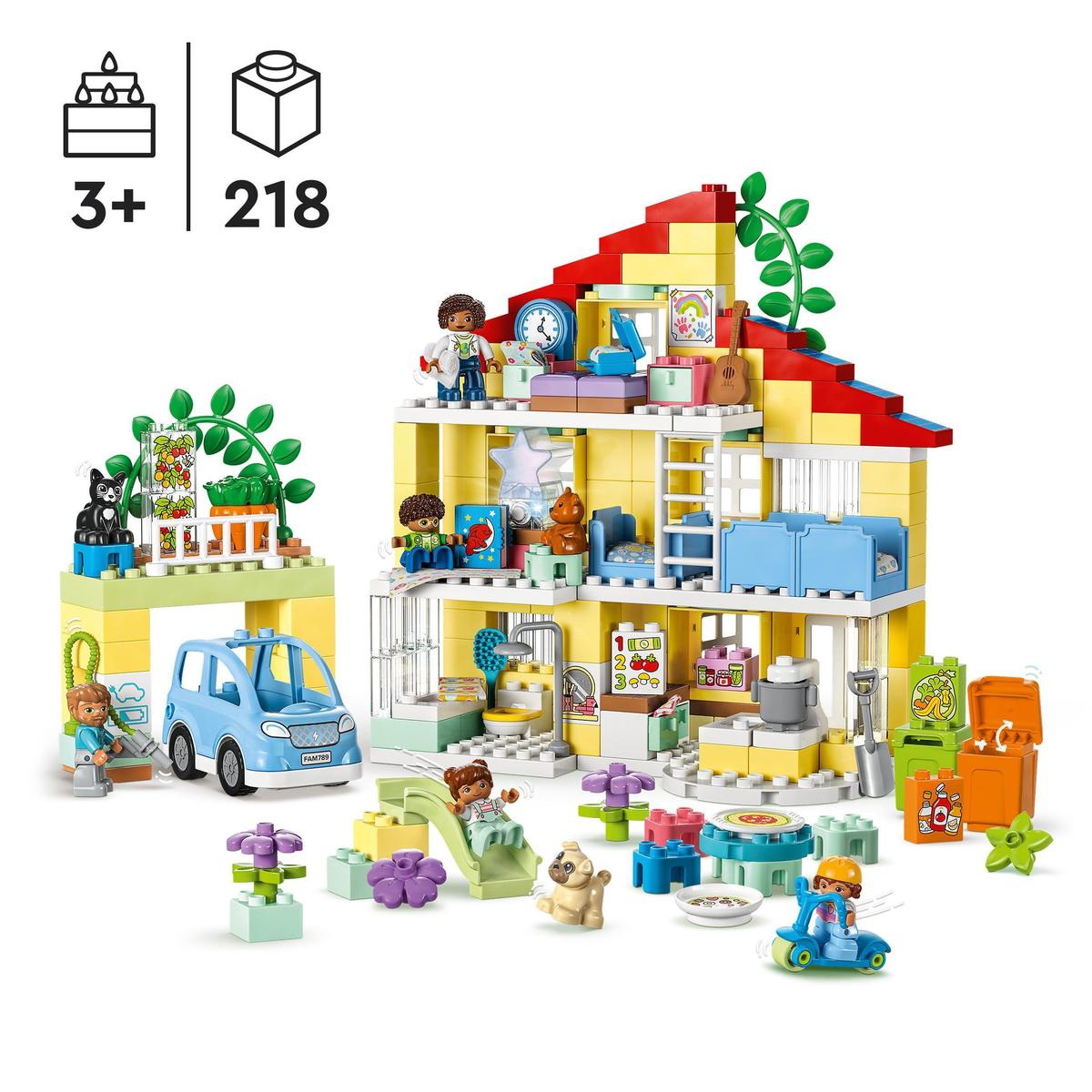 LEGO DUPLO 10994, 3i1 Familiehus