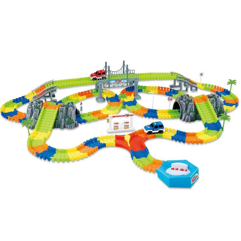 Clixtracks, Bilbane med 240 deler & 2 biler