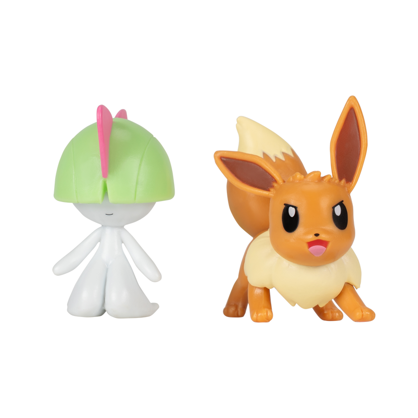 Pokémon Battle Disc Oppgjør Eevee mot Ralts