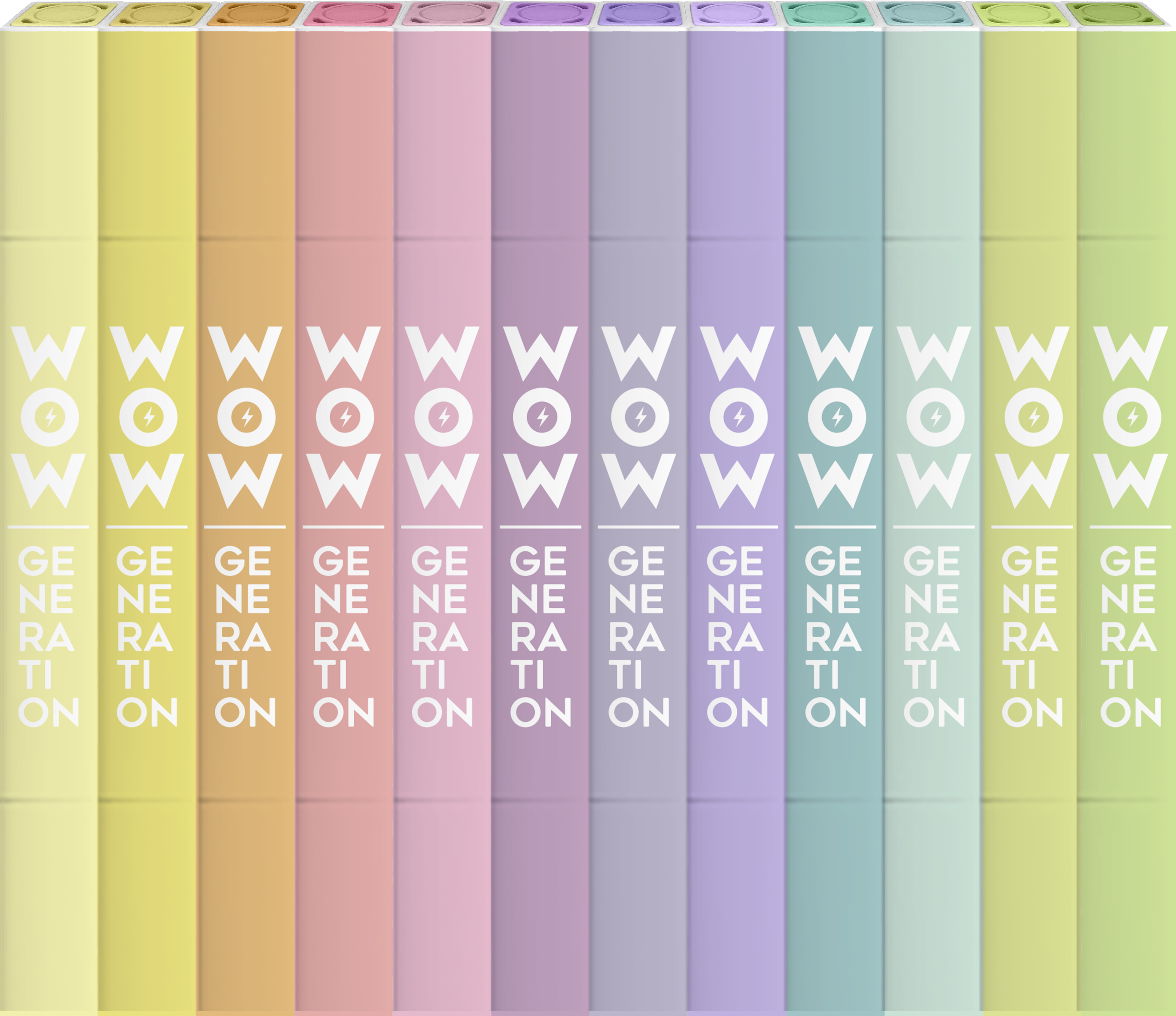 WOW Generation, Firkantede tusjpenn med doble ender