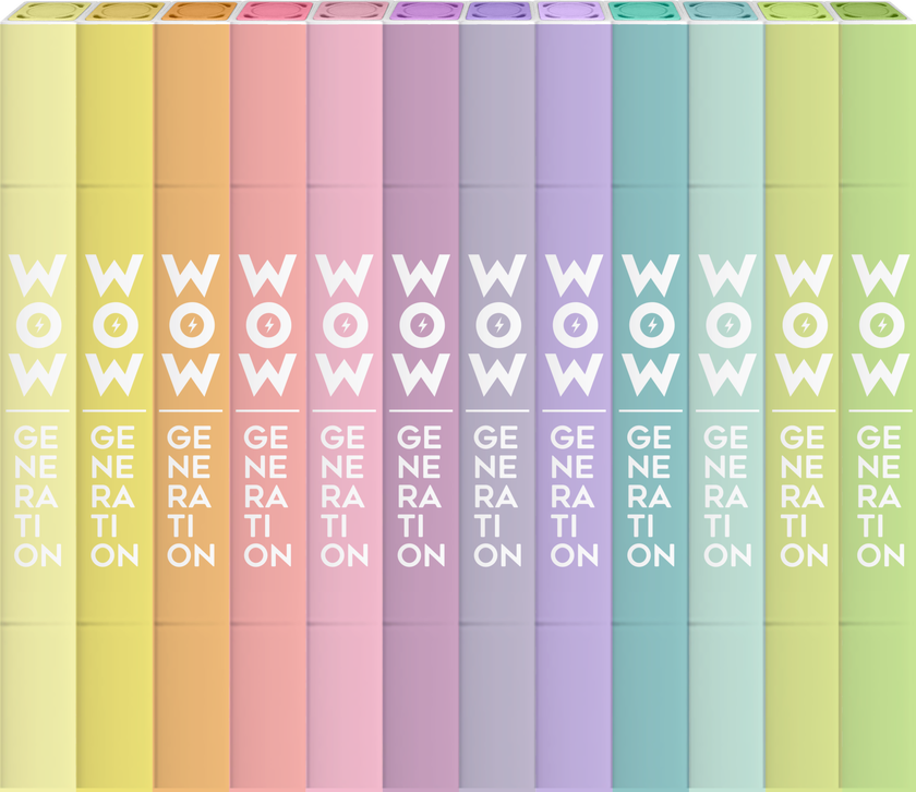 WOW Generation, Firkantede tusjpenn med doble ender