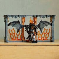 LEGO Icons 10367, Ringenes Herre: Bokstøtte med Balrog