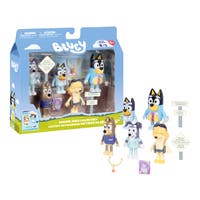 Bluey The Sleepover Figursett 5-pack