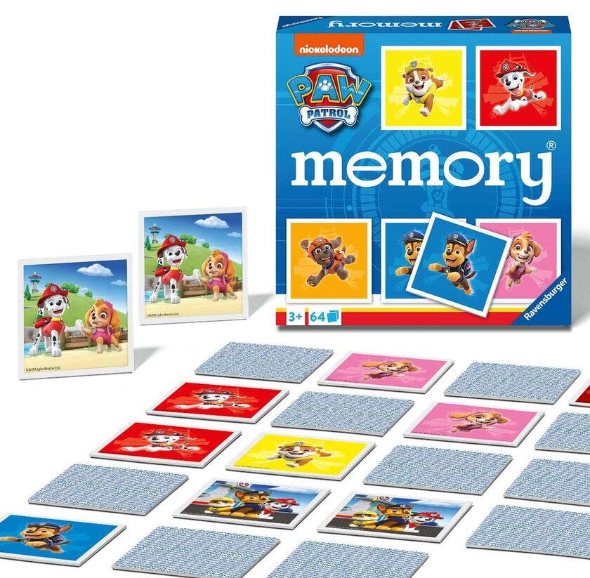 Ravensburger, Paw Patrol memory® 2022 D/F/I/NL/EN/E