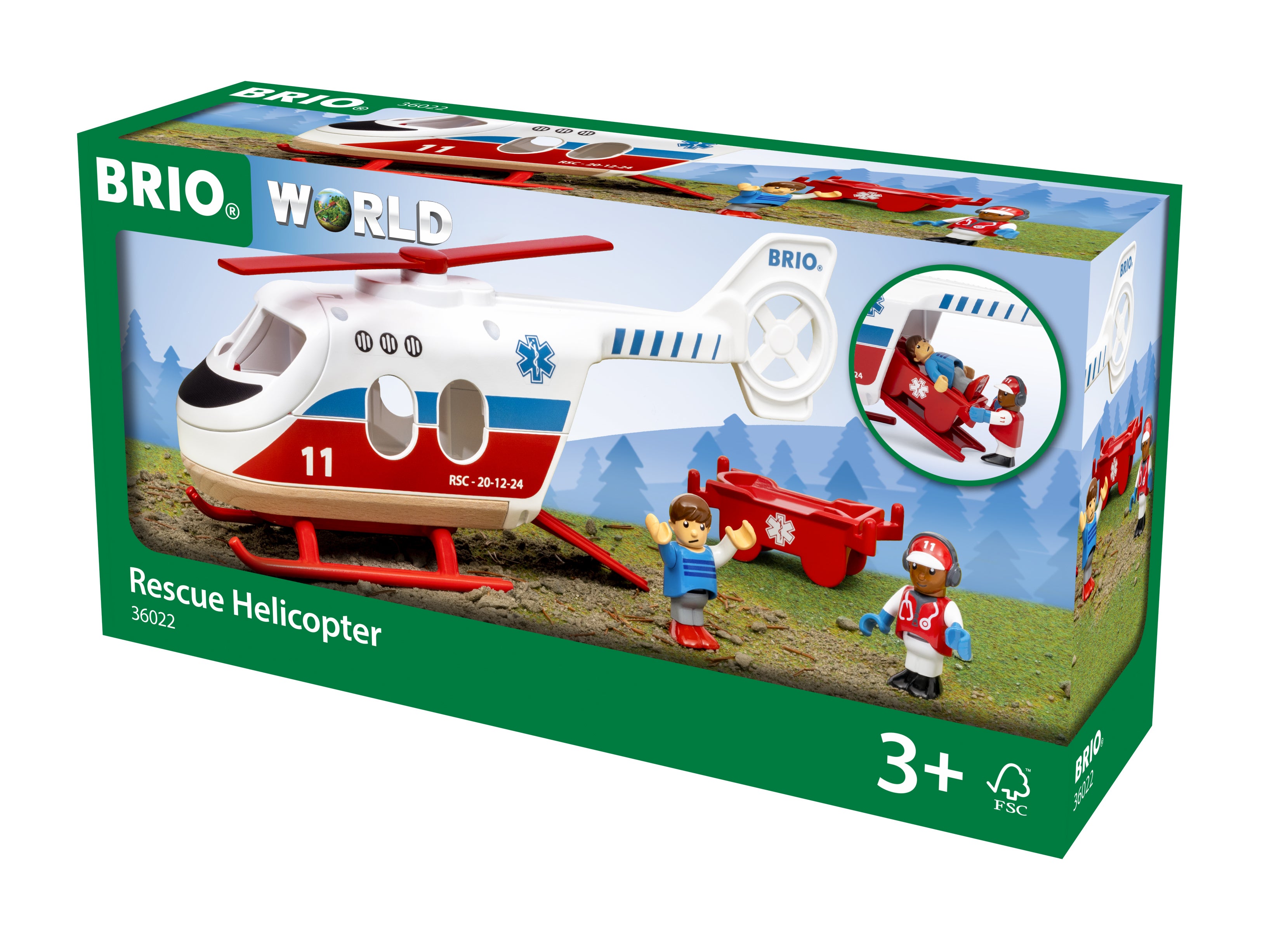 BRIO Tog, Redningshelikopter