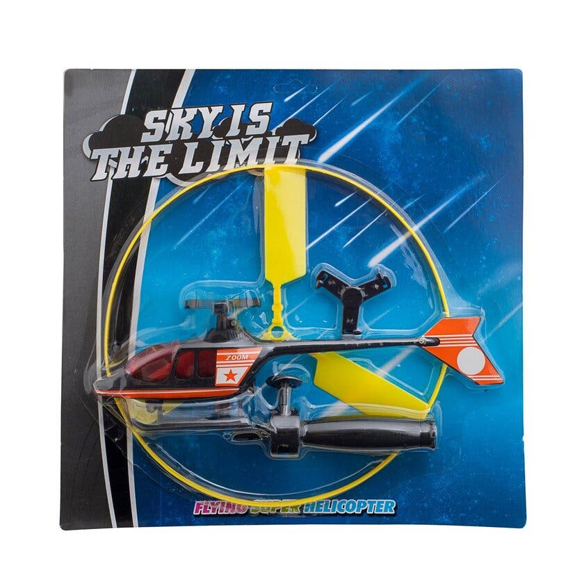 Flygende helikopter med snortrekk