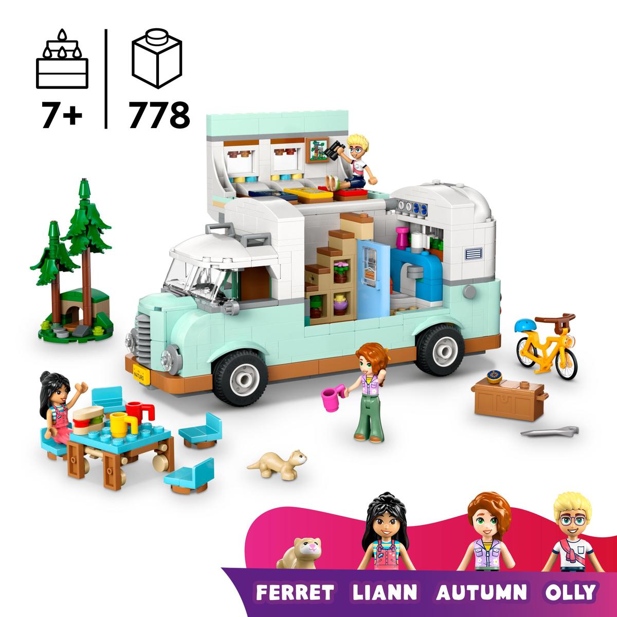 LEGO Friends 42663, Vennskapseventyr med bobil