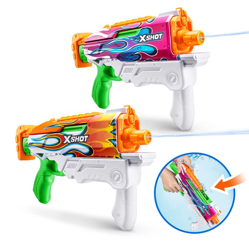 X-Shot Water, Skins Hyperload Fast-Fill 2Pk