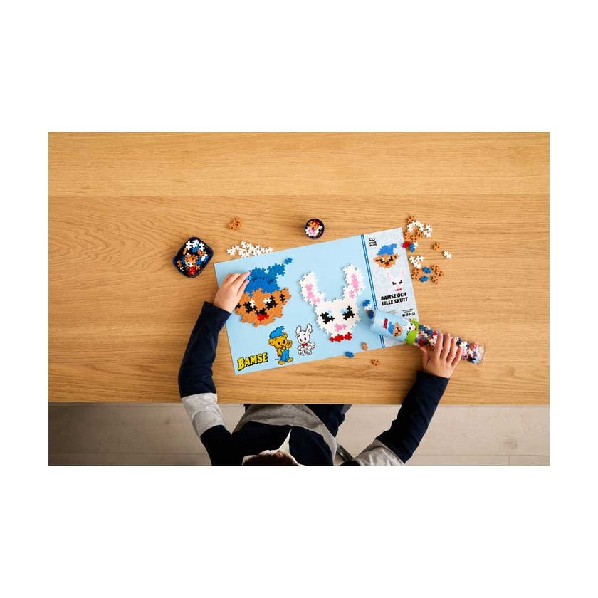Plus-Plus Bamse & Lille Skutt 240 stk rør