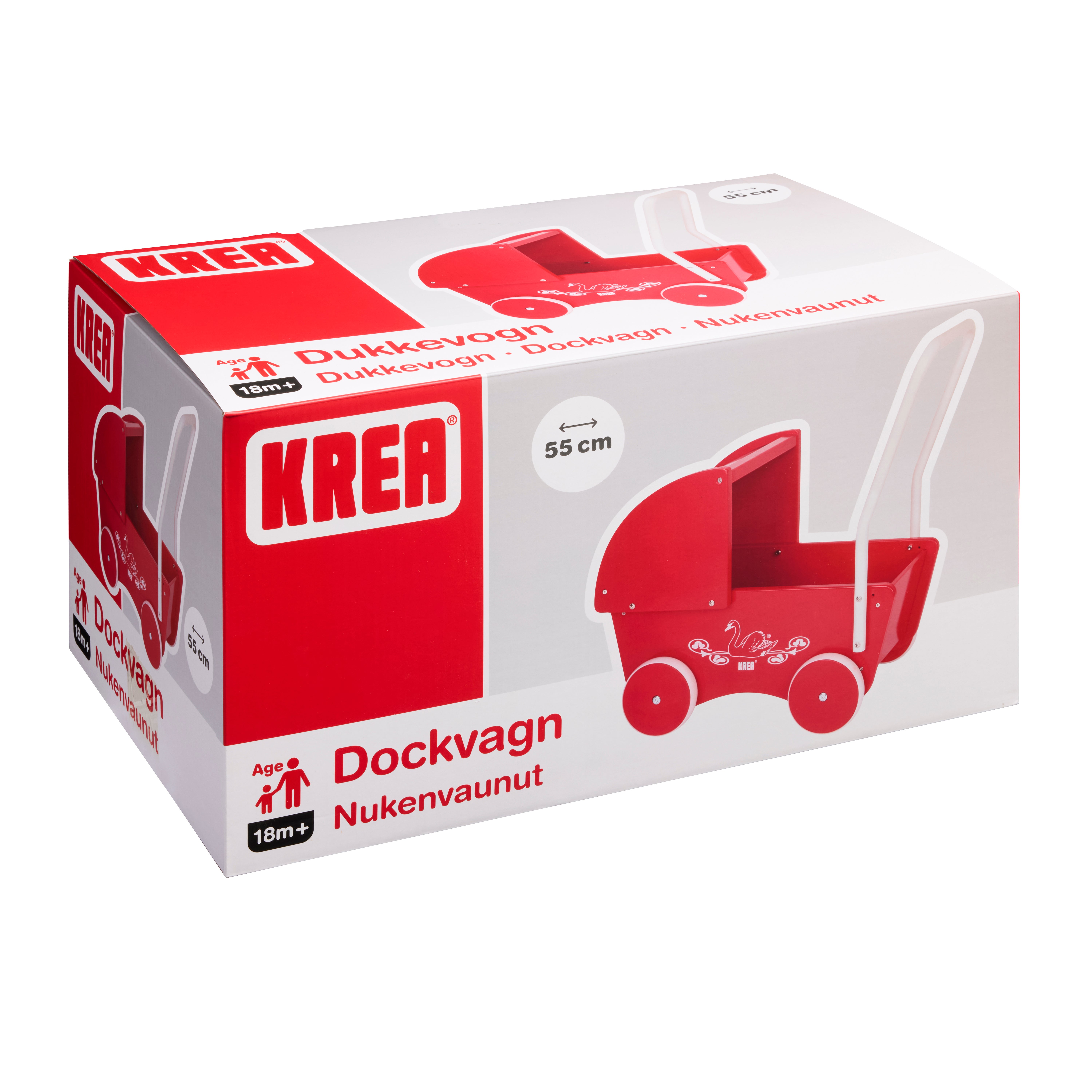 KREA Doll Pram Red 