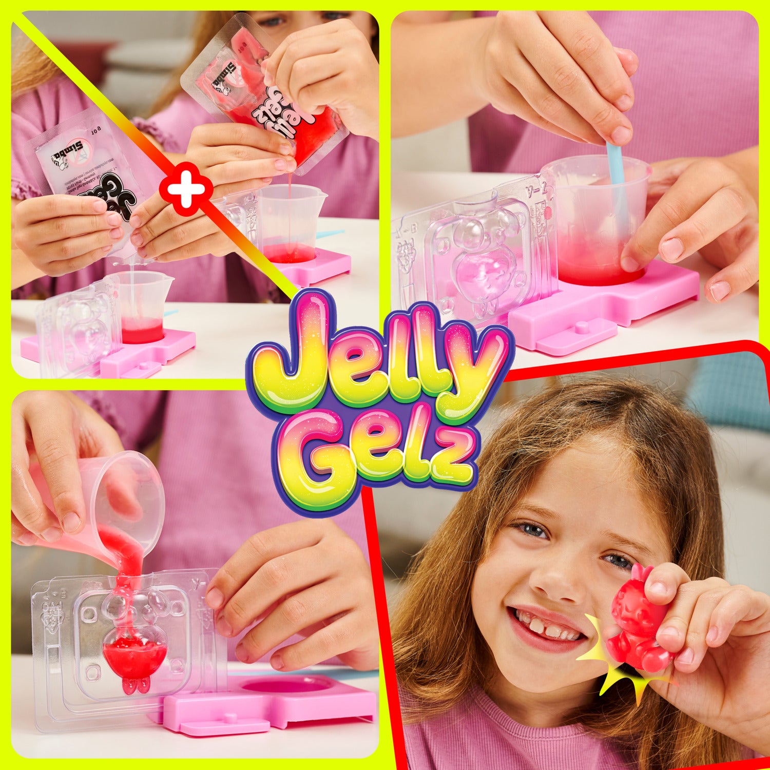 Jelly Gelz Dinos - Dinosaur-formingsett