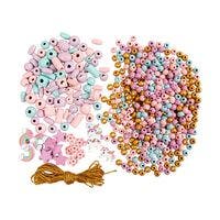 Mini Diy Mix Smykker, Pastellfarger, 1 Pakke.