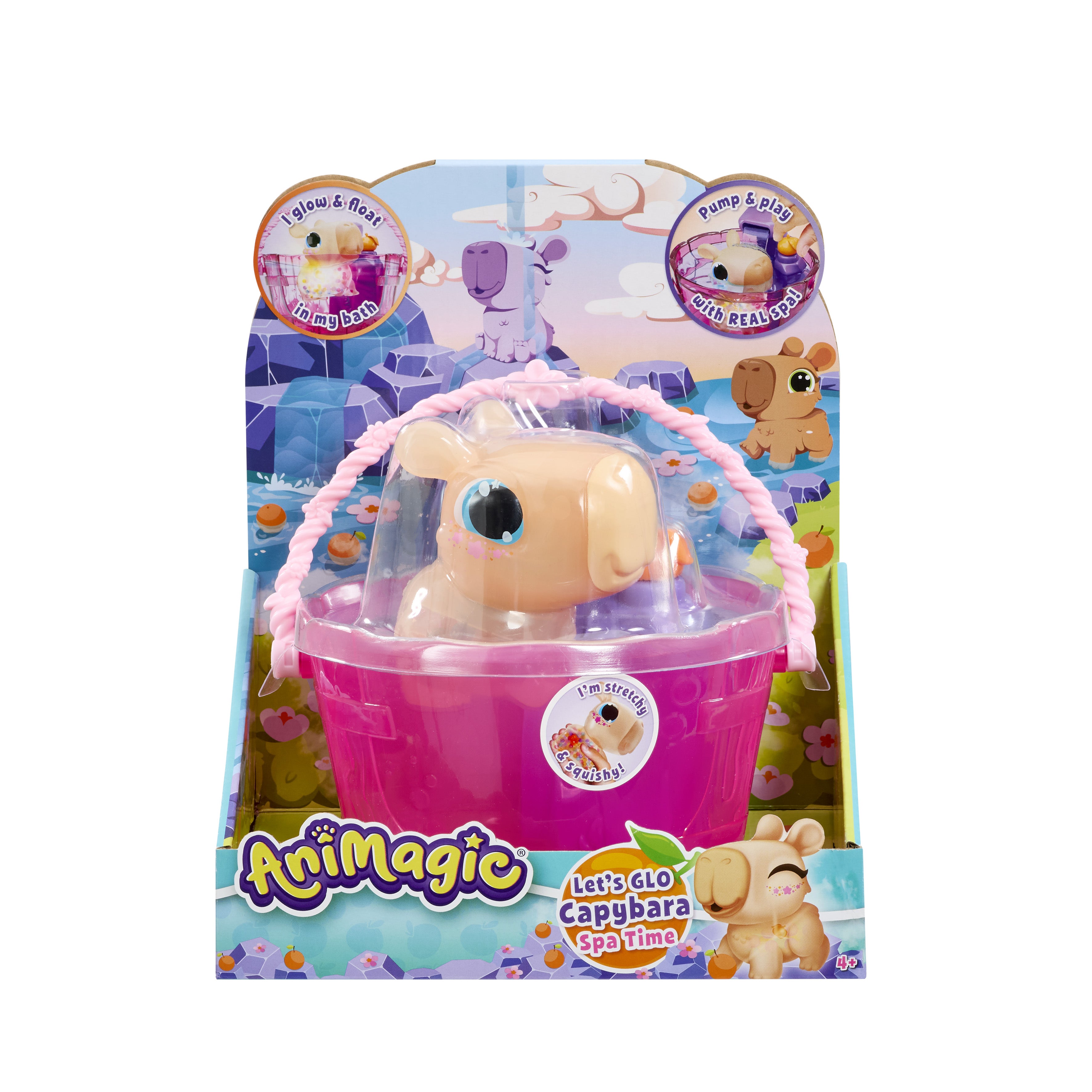Animagisk Let's Glo Capybara Spa Time