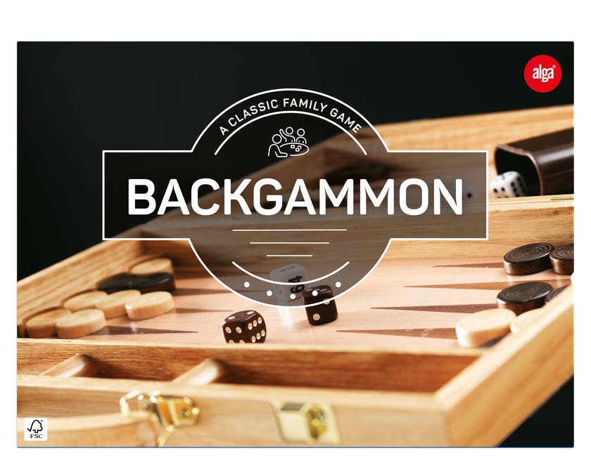 Backgammon – Strategispill for 2 spillere – Alga