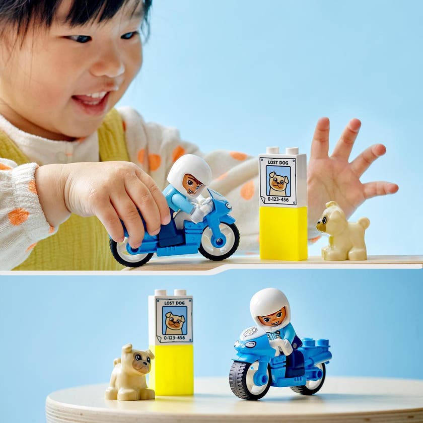 LEGO DUPLO Town 10967, Politi motorsykkel
