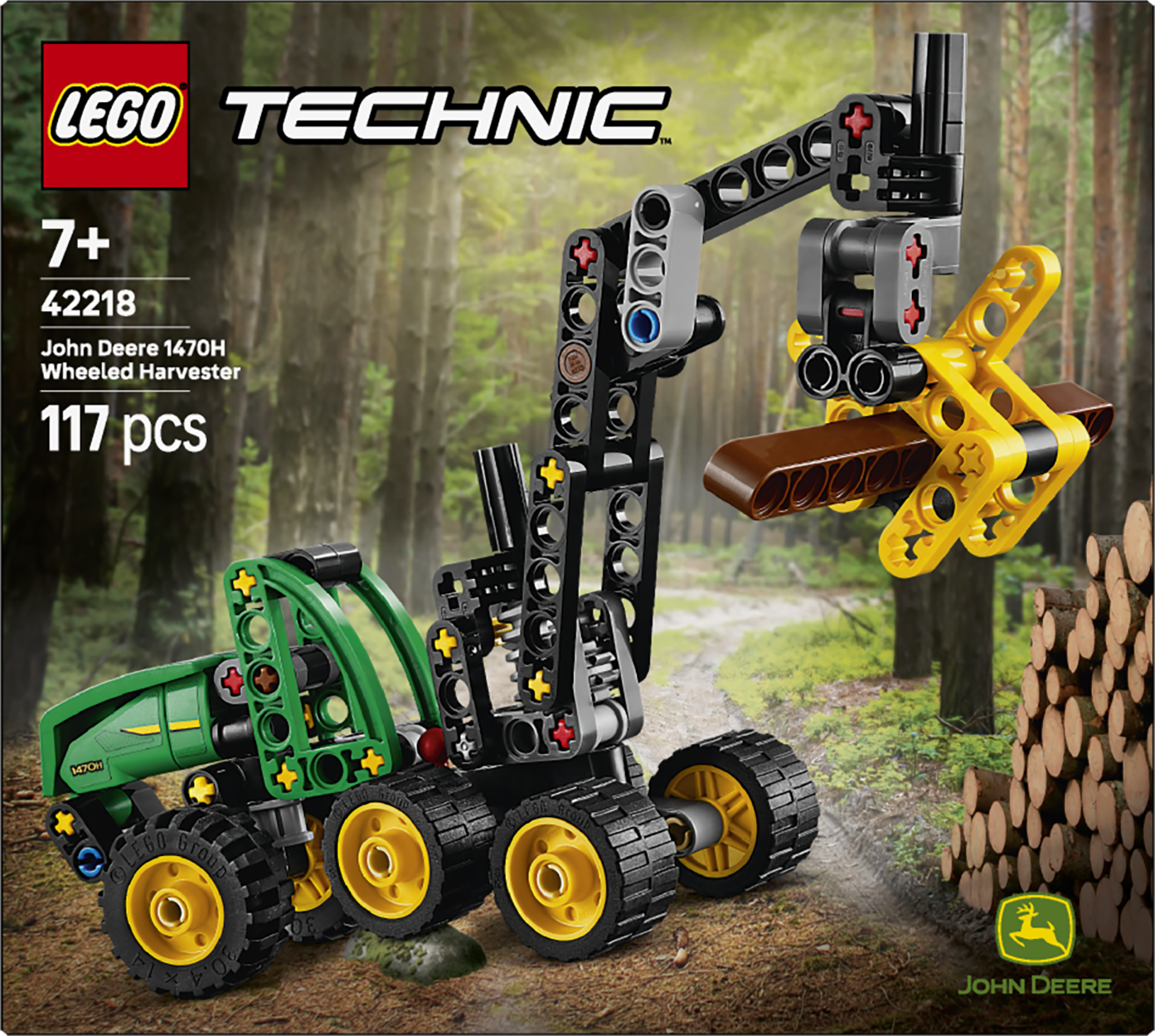 LEGO® Technic John Deere 1470H hjuldrevet hogstmaskin 42218