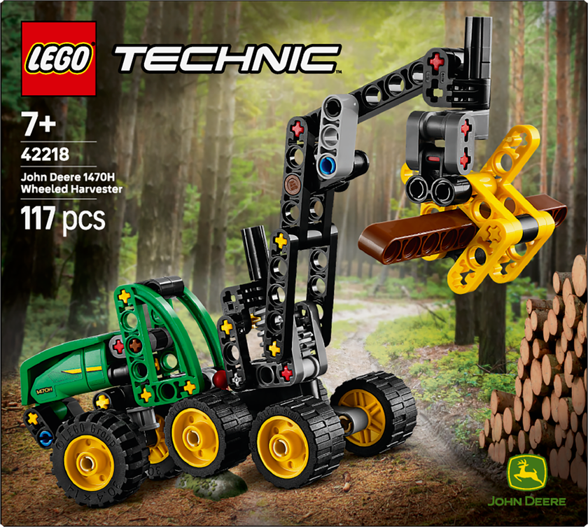 LEGO® Technic John Deere 1470H hjuldrevet hogstmaskin 42218