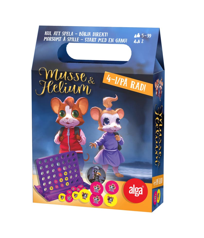 Alga, Musse & Heliums lumske 4-på-rad
