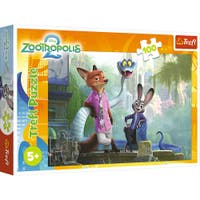 Trefl Puslespill 100 Biter Zootropolis 2
