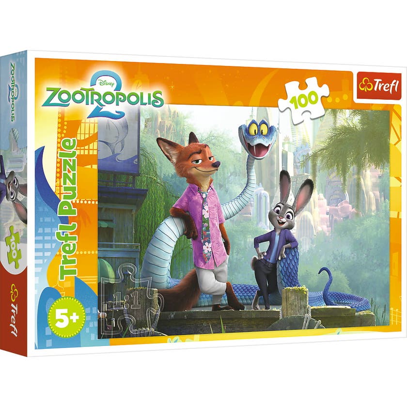 Trefl Puslespill 100 Biter Zootropolis 2