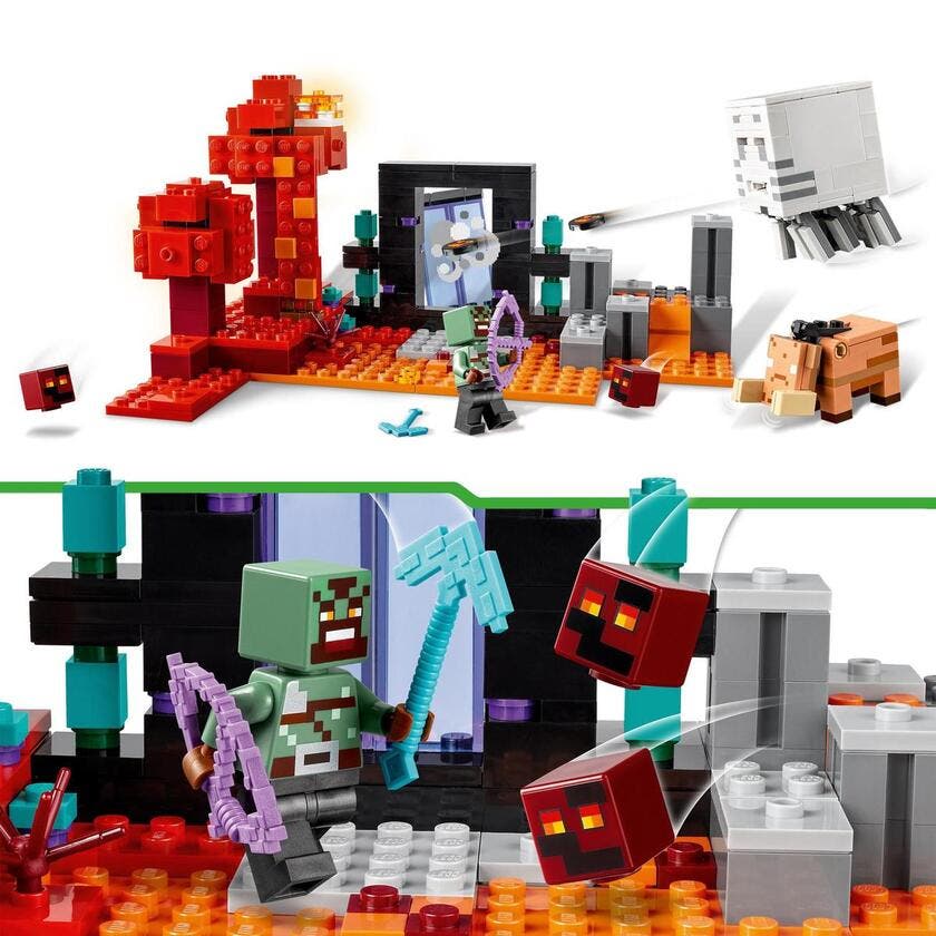 LEGO Minecraft 21255, Angrep ved Nether-portalen