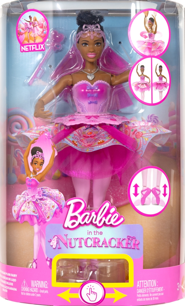 Barbie i Nøtteknekkeren – Sukkerfé-dukke med ballerinskjørt