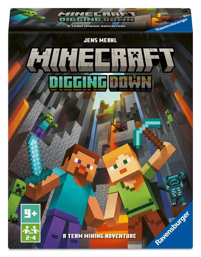 Minecraft Digging Down