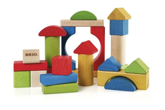BRIO, Fargede treklosser, 25 stk