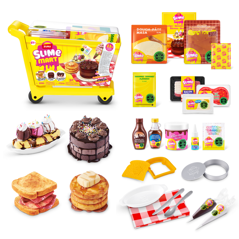 Slime mart – lag realistisk mat av slime