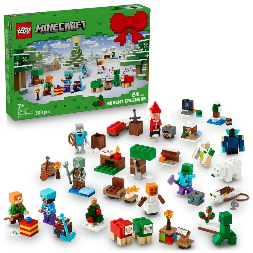 LEGO Minecraft 21280, adventskalender 2025